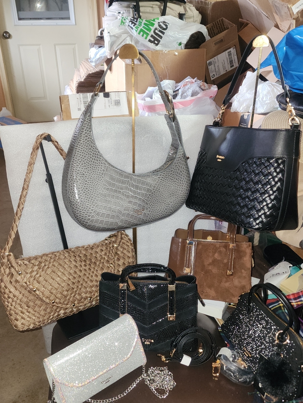 Sellers Bundle Of 7 DUNE London New/No Call Outs. Lovely Unique Bags 875$ Retail